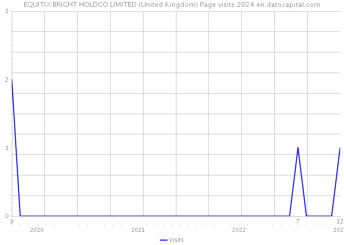 EQUITIX BRIGHT HOLDCO LIMITED (United Kingdom) Page visits 2024 
