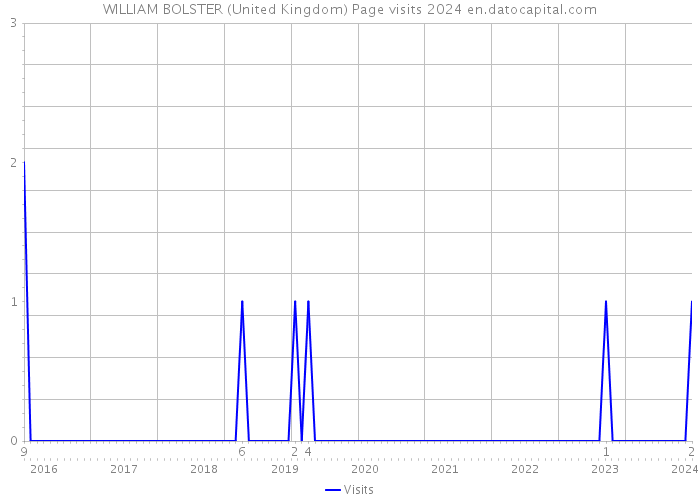 WILLIAM BOLSTER (United Kingdom) Page visits 2024 