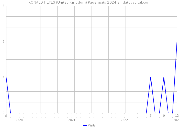 RONALD HEYES (United Kingdom) Page visits 2024 