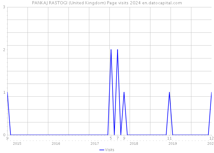 PANKAJ RASTOGI (United Kingdom) Page visits 2024 