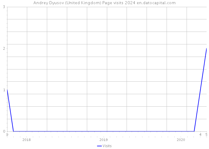 Andrey Dyusov (United Kingdom) Page visits 2024 