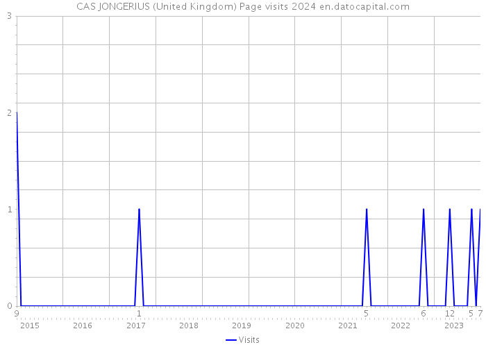 CAS JONGERIUS (United Kingdom) Page visits 2024 