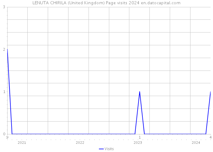 LENUTA CHIRILA (United Kingdom) Page visits 2024 