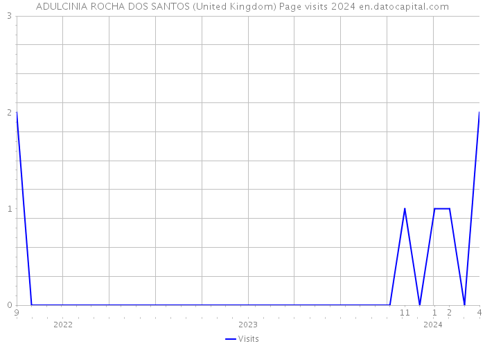 ADULCINIA ROCHA DOS SANTOS (United Kingdom) Page visits 2024 