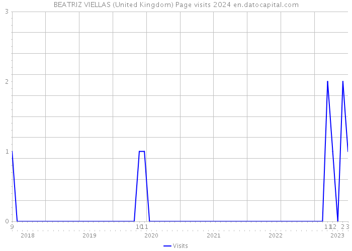 BEATRIZ VIELLAS (United Kingdom) Page visits 2024 