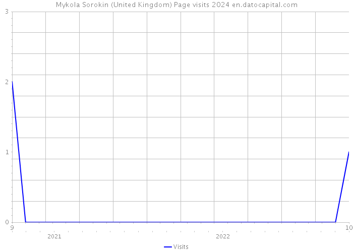 Mykola Sorokin (United Kingdom) Page visits 2024 