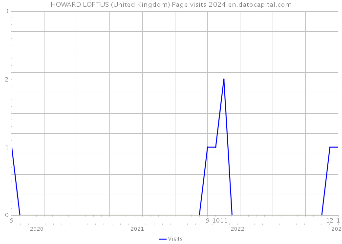 HOWARD LOFTUS (United Kingdom) Page visits 2024 