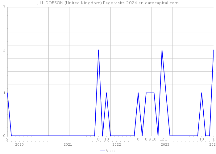 JILL DOBSON (United Kingdom) Page visits 2024 