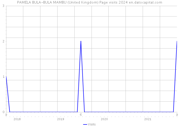 PAMELA BULA-BULA MAMBU (United Kingdom) Page visits 2024 