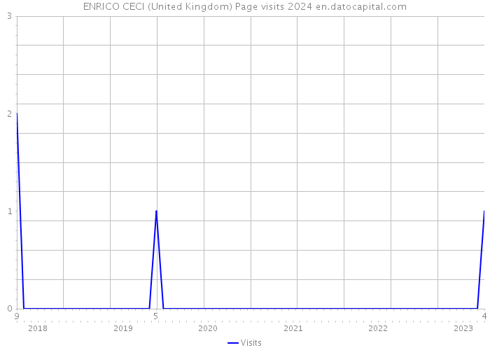 ENRICO CECI (United Kingdom) Page visits 2024 
