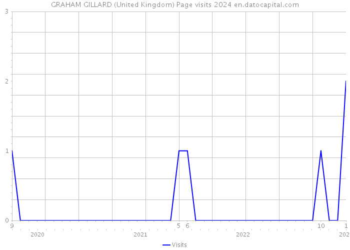 GRAHAM GILLARD (United Kingdom) Page visits 2024 