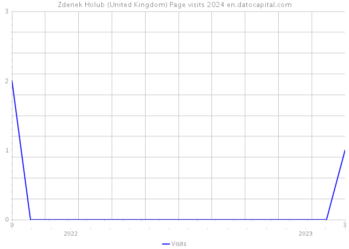 Zdenek Holub (United Kingdom) Page visits 2024 