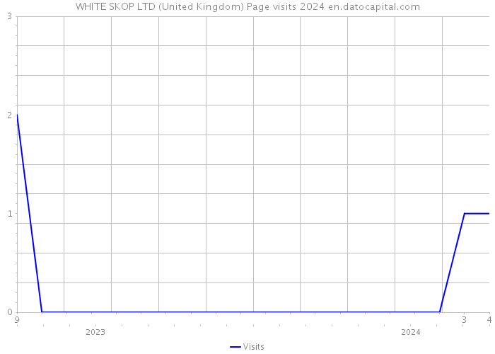 WHITE SKOP LTD (United Kingdom) Page visits 2024 