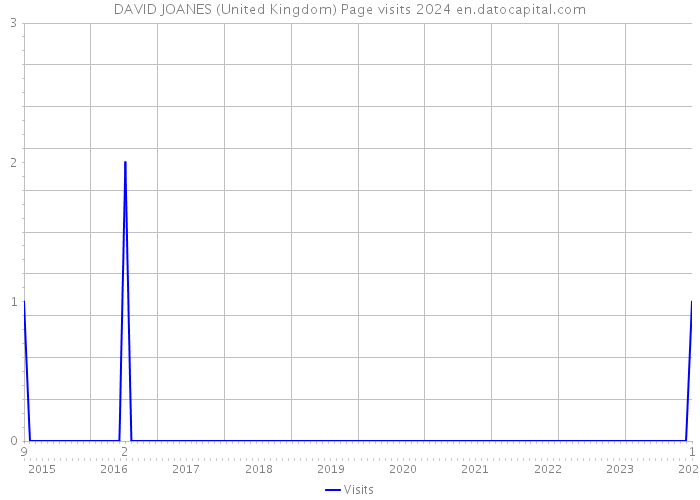 DAVID JOANES (United Kingdom) Page visits 2024 