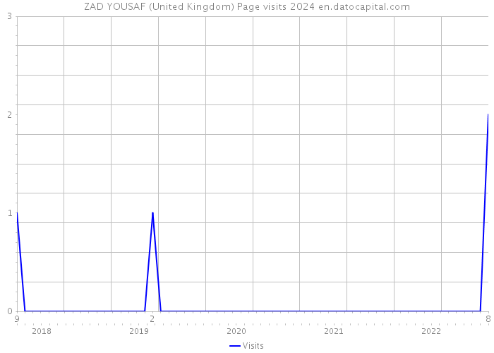 ZAD YOUSAF (United Kingdom) Page visits 2024 