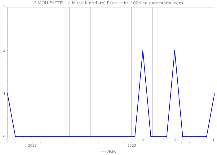 SIMON EASTELL (United Kingdom) Page visits 2024 