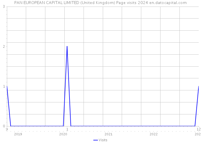 PAN EUROPEAN CAPITAL LIMITED (United Kingdom) Page visits 2024 