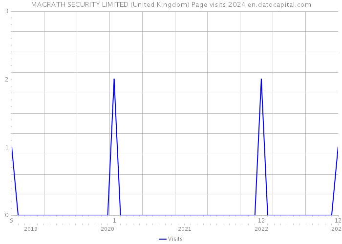 MAGRATH SECURITY LIMITED (United Kingdom) Page visits 2024 