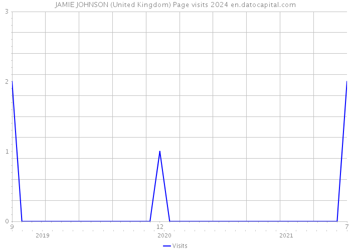 JAMIE JOHNSON (United Kingdom) Page visits 2024 