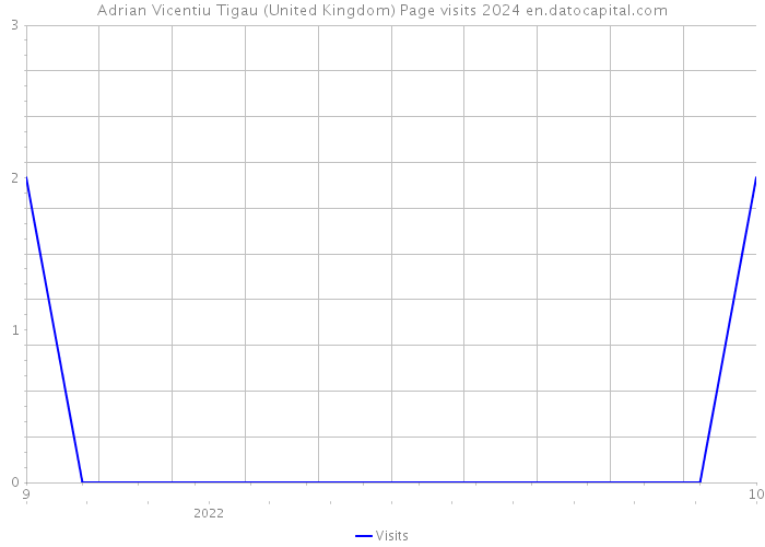Adrian Vicentiu Tigau (United Kingdom) Page visits 2024 