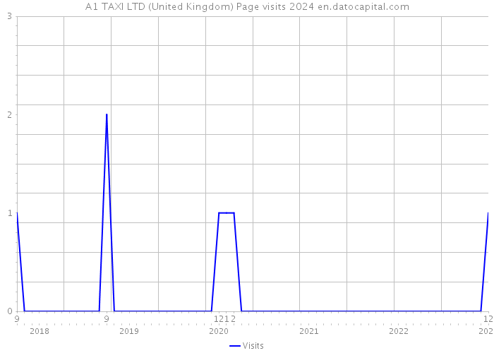 A1 TAXI LTD (United Kingdom) Page visits 2024 