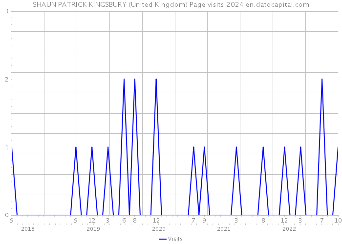 SHAUN PATRICK KINGSBURY (United Kingdom) Page visits 2024 