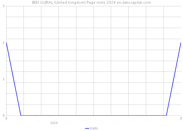 BEN GUJRAL (United Kingdom) Page visits 2024 
