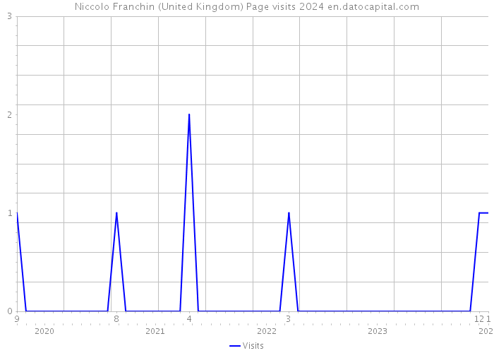 Niccolo Franchin (United Kingdom) Page visits 2024 