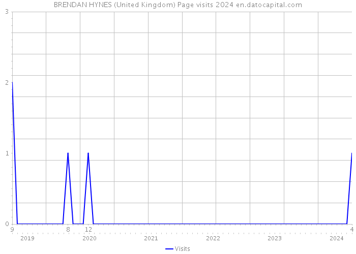 BRENDAN HYNES (United Kingdom) Page visits 2024 