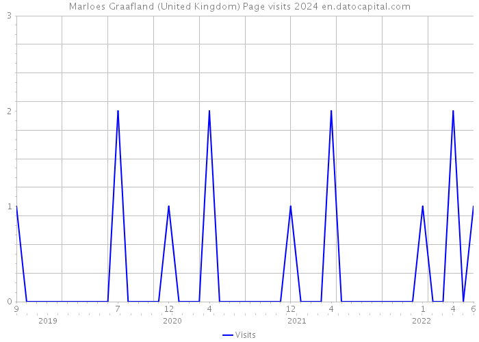 Marloes Graafland (United Kingdom) Page visits 2024 
