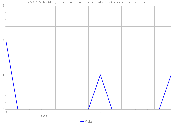 SIMON VERRALL (United Kingdom) Page visits 2024 