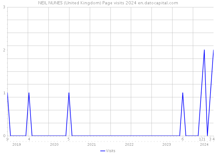 NEIL NUNES (United Kingdom) Page visits 2024 