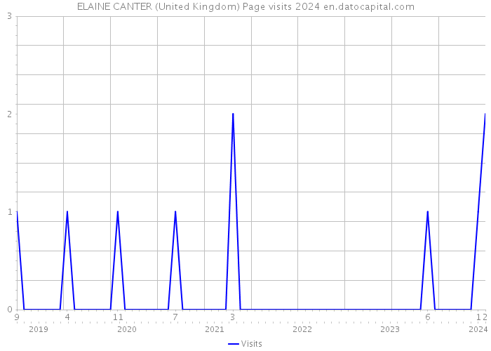 ELAINE CANTER (United Kingdom) Page visits 2024 