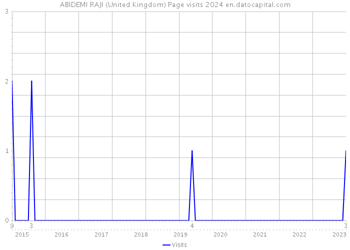 ABIDEMI RAJI (United Kingdom) Page visits 2024 