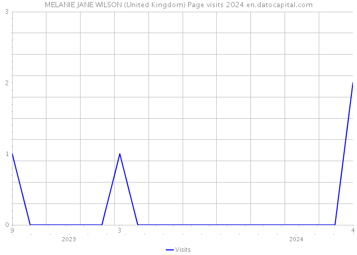 MELANIE JANE WILSON (United Kingdom) Page visits 2024 