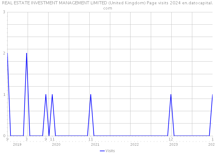 REAL ESTATE INVESTMENT MANAGEMENT LIMITED (United Kingdom) Page visits 2024 