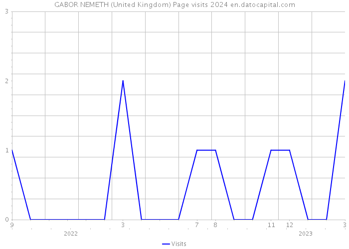 GABOR NEMETH (United Kingdom) Page visits 2024 