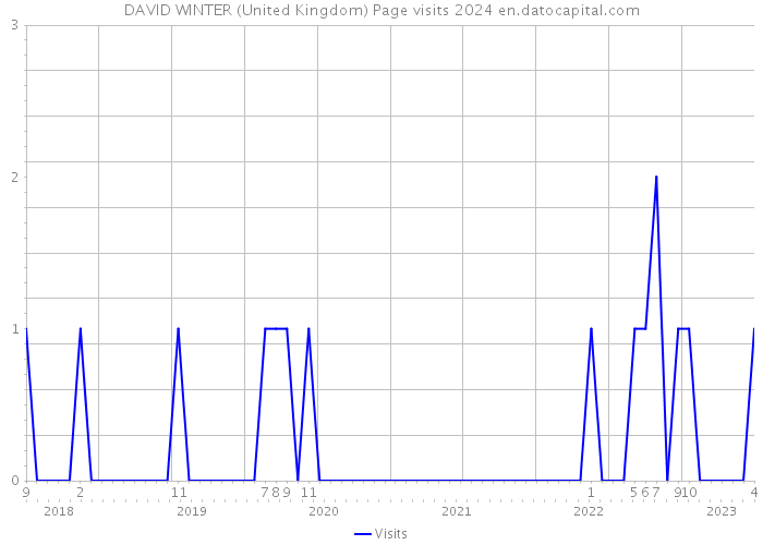DAVID WINTER (United Kingdom) Page visits 2024 