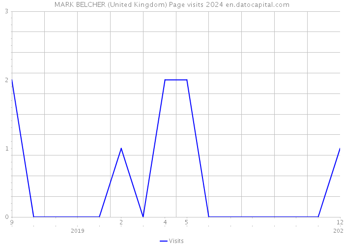 MARK BELCHER (United Kingdom) Page visits 2024 