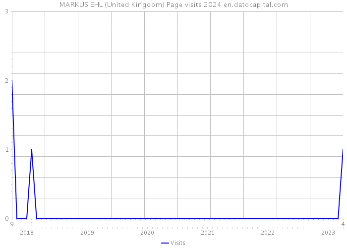 MARKUS EHL (United Kingdom) Page visits 2024 