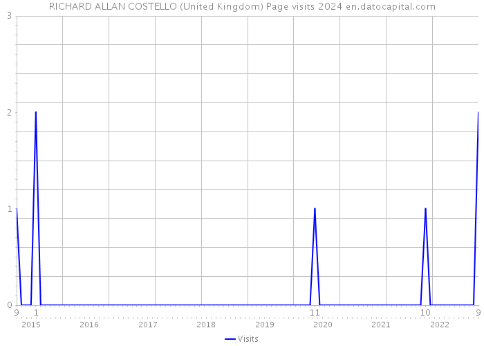 RICHARD ALLAN COSTELLO (United Kingdom) Page visits 2024 