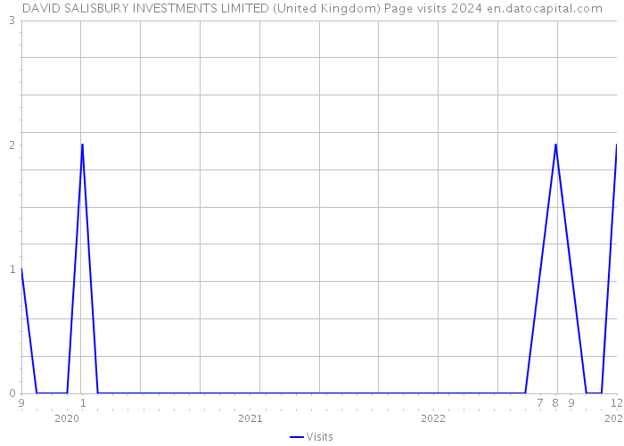 DAVID SALISBURY INVESTMENTS LIMITED (United Kingdom) Page visits 2024 