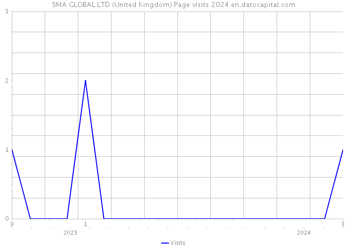 SMA GLOBAL LTD (United Kingdom) Page visits 2024 