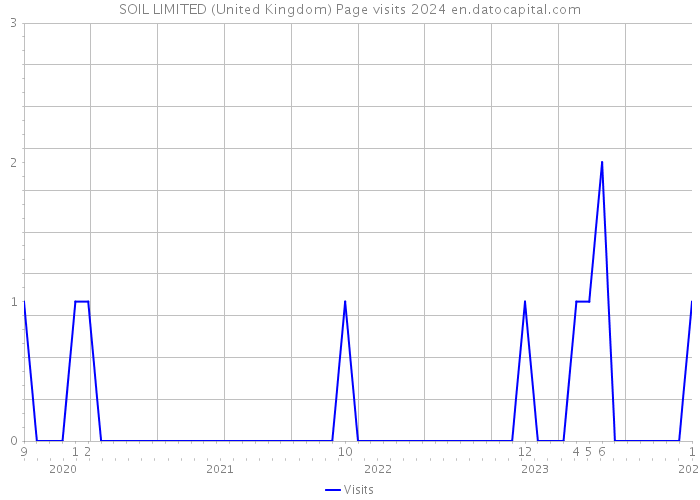 SOIL LIMITED (United Kingdom) Page visits 2024 