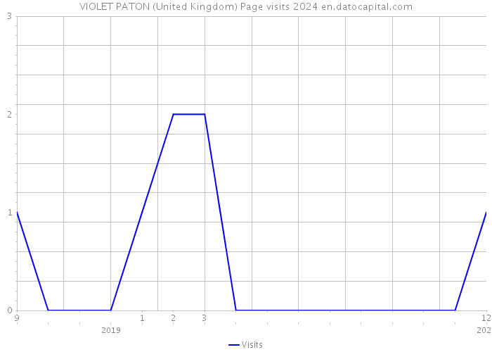 VIOLET PATON (United Kingdom) Page visits 2024 