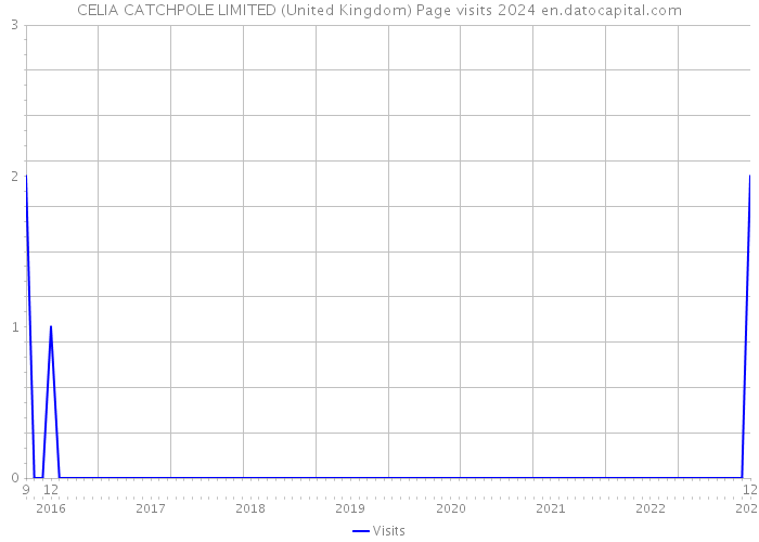 CELIA CATCHPOLE LIMITED (United Kingdom) Page visits 2024 