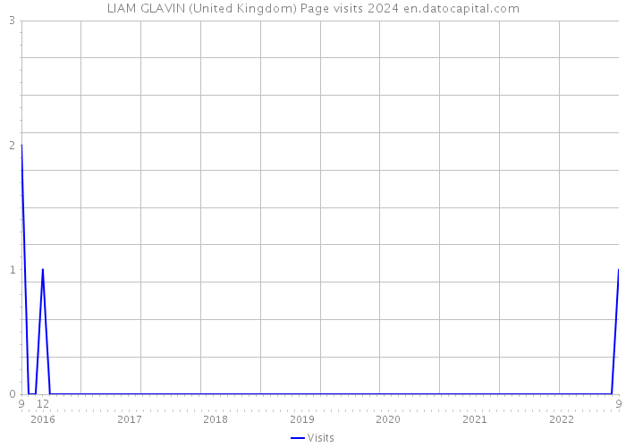 LIAM GLAVIN (United Kingdom) Page visits 2024 