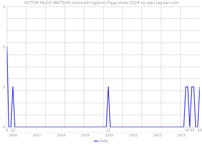 VICTOR HUGO WATSON (United Kingdom) Page visits 2024 