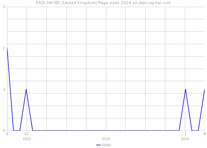 FADI HAYEK (United Kingdom) Page visits 2024 