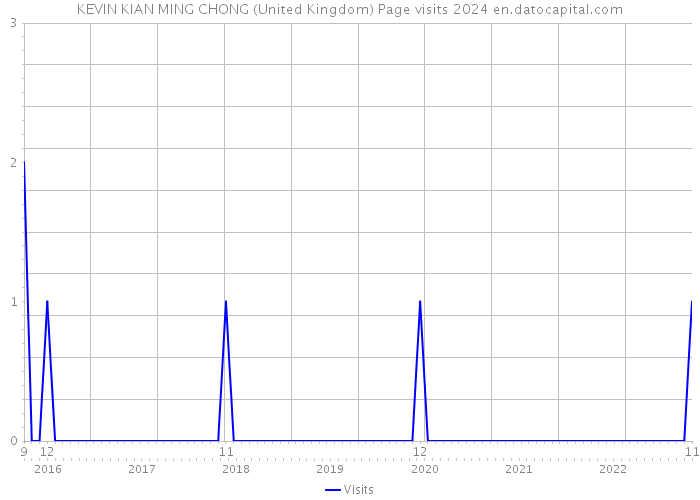 KEVIN KIAN MING CHONG (United Kingdom) Page visits 2024 